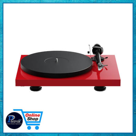 เครื่องเล่นแผ่นเสียง PROJECT : DEBUT CARBON EVO 2 (พร้อมหัวเข็ม PICK IT MM EVO) (HIGH GLOSS RED​)_1